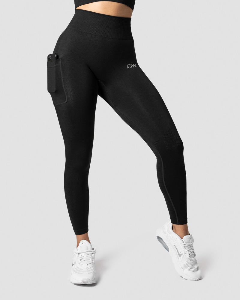 ICIW Define Seamless Pocket Tights Black