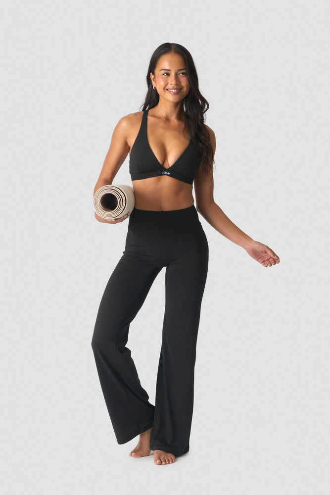 ICIW Luxe Straight Leg Tights Black