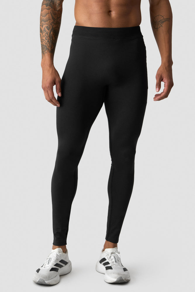 ICIW Thermal Seamless Leggings M Black – Termiska sömlösa tights för herr i svart