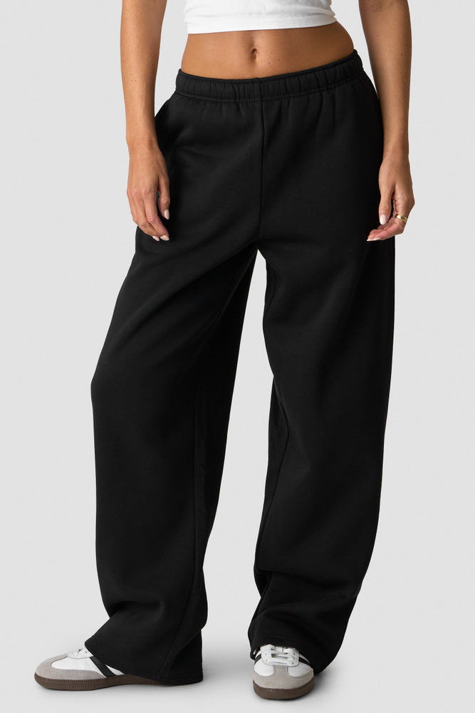 ICIW Everyday Straight Leg Sweatpants W Black