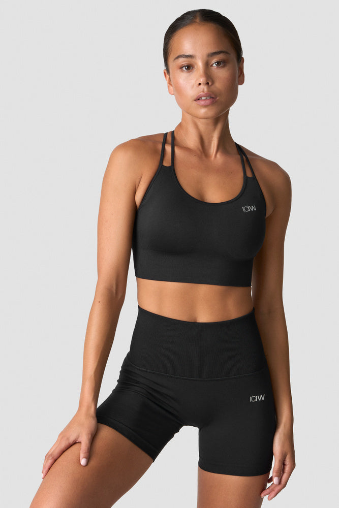 ICIW Define Seamless Sports Bra Black – Sömlös sport-bh i svart