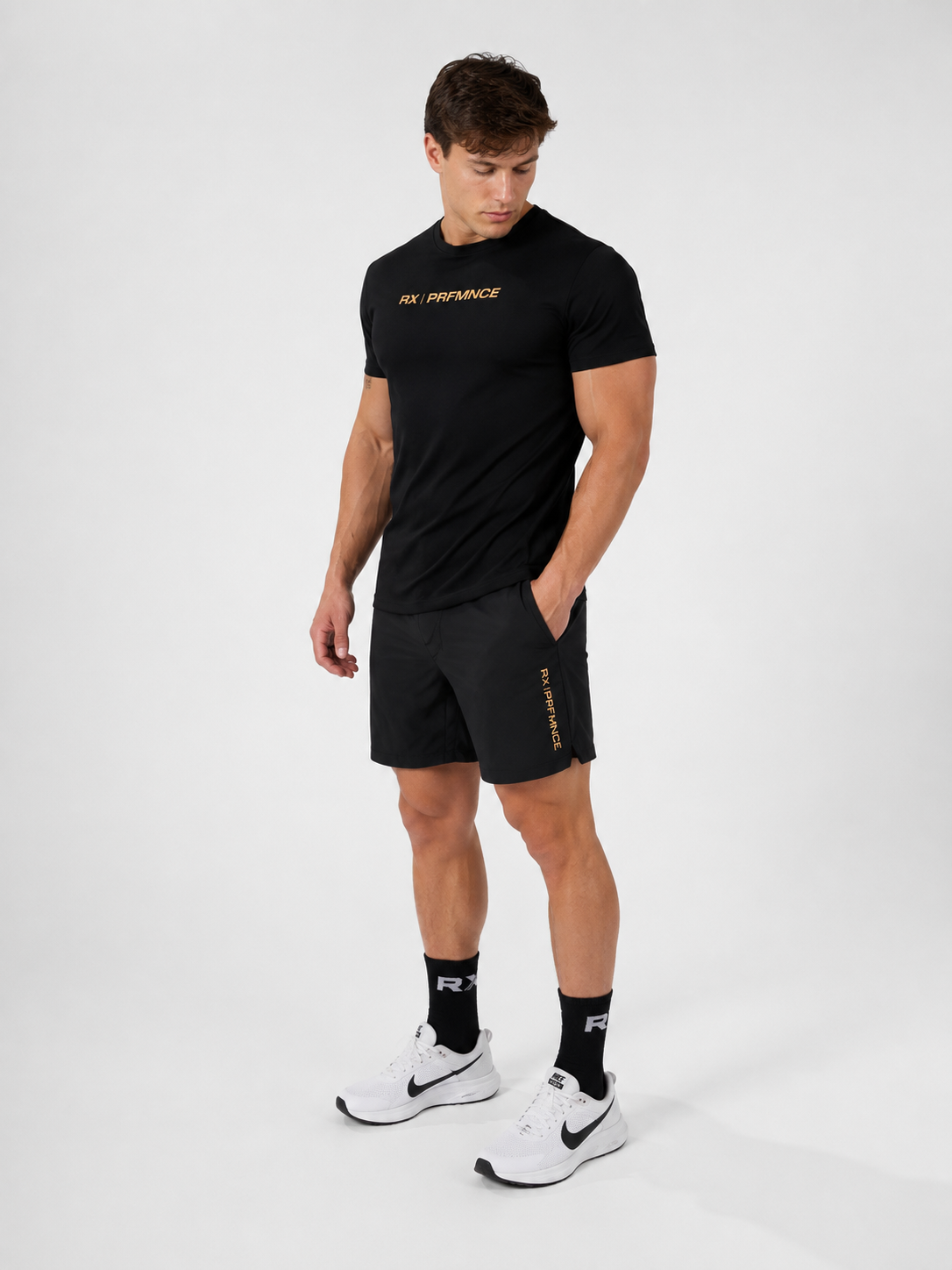 Rx Performance Hybrid Shorts Black