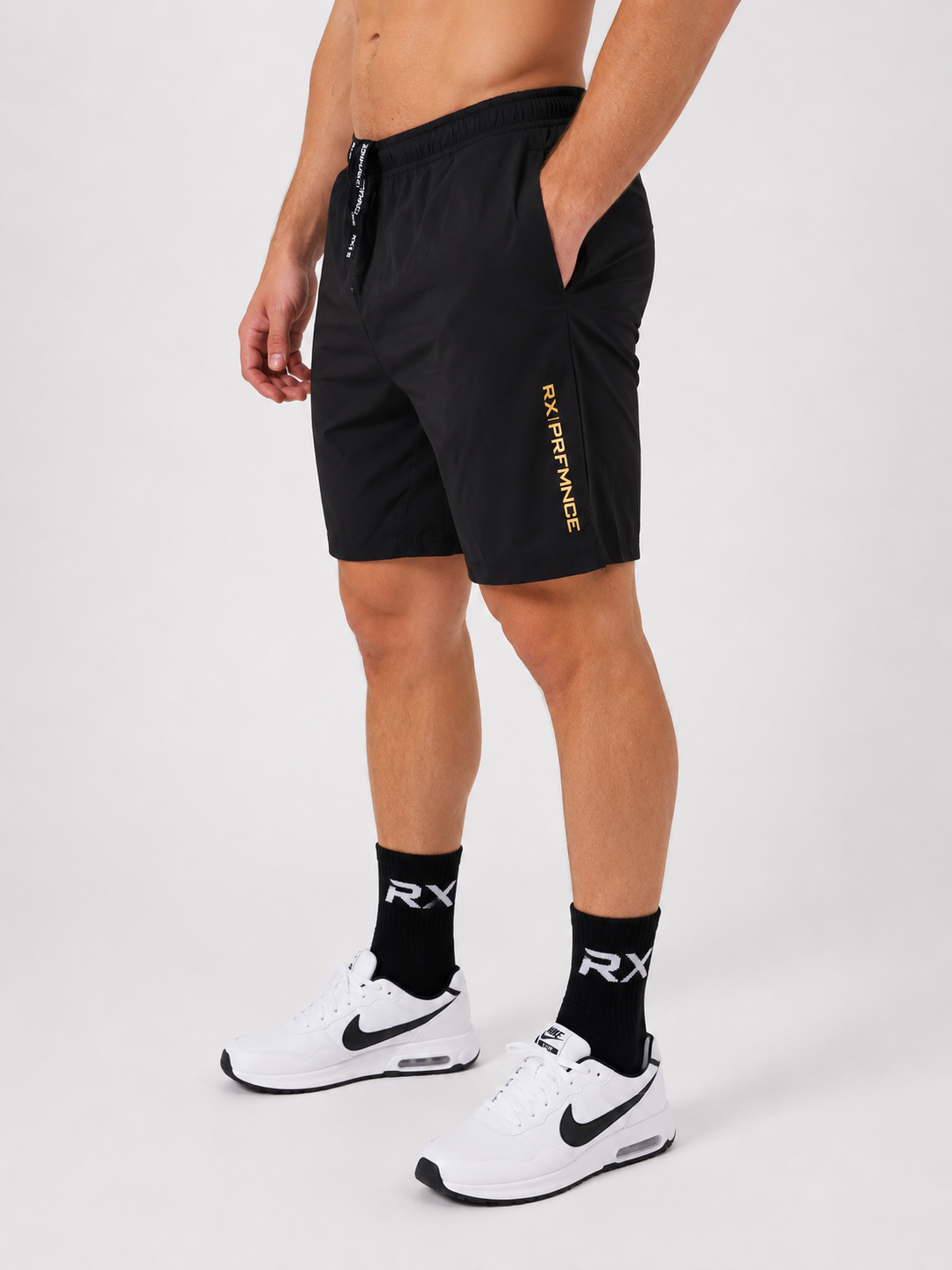 Rx Performance Hybrid Shorts Black