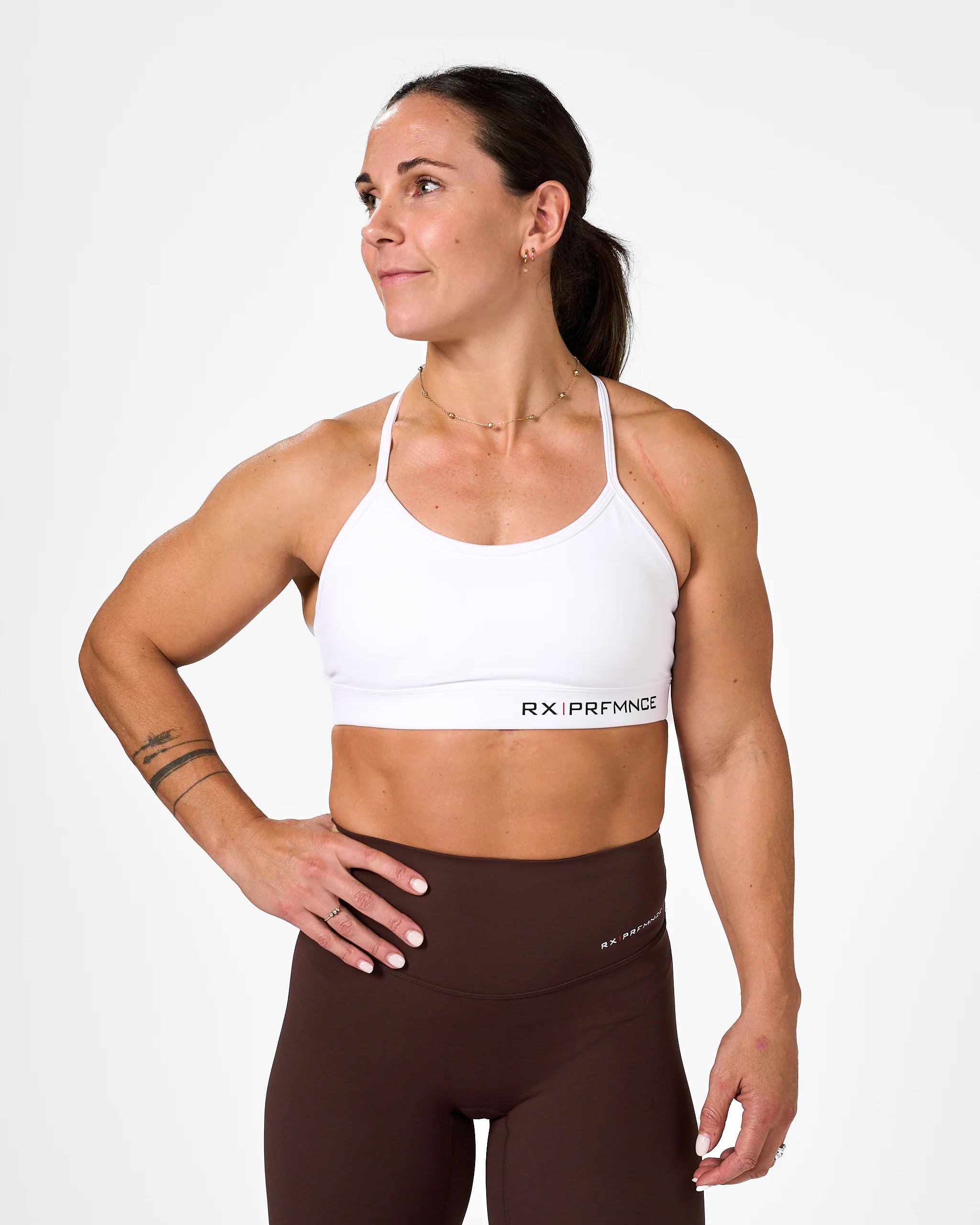 Rx Performance Barbara Sports Bra White