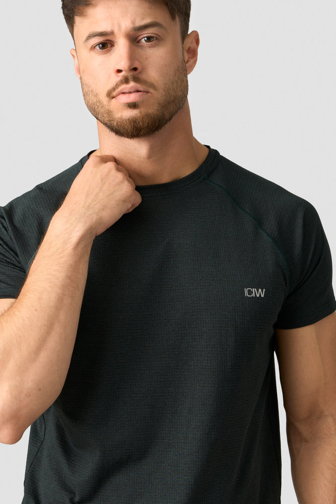 ICIW Training Mesh T-shirt Dark Green