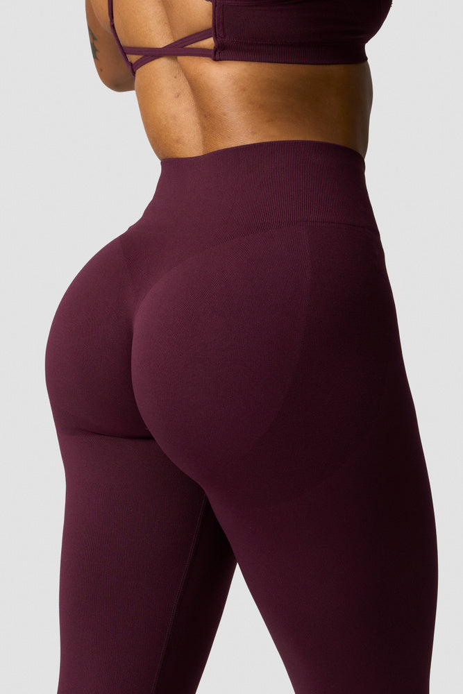 Smooth Seamless Tights Dark Mahogany