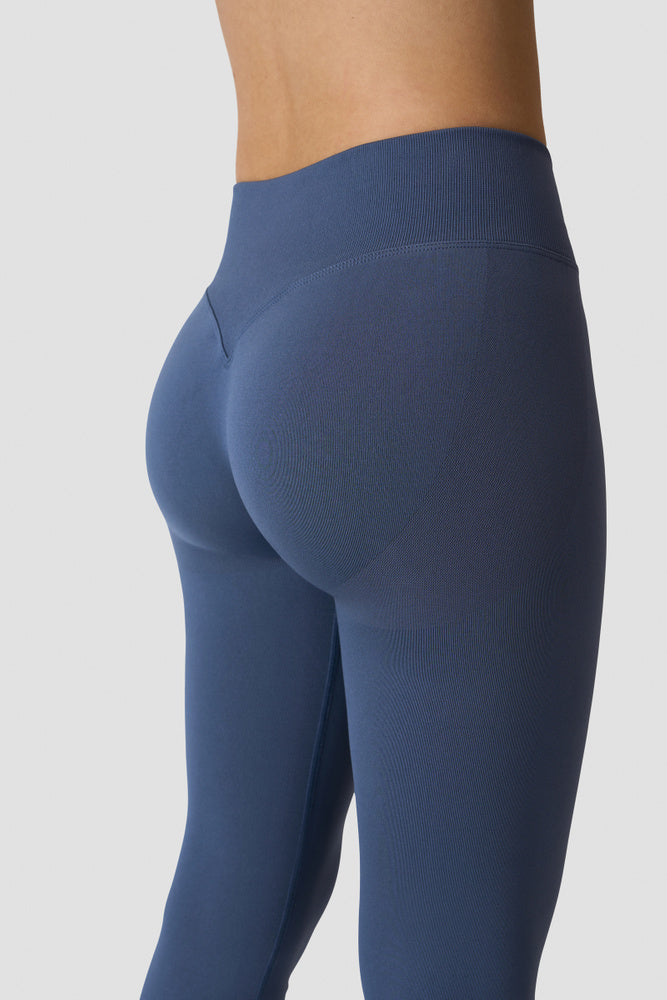 ICIW Smooth Seamless V-Shape Tights Dusty Twilight Blue