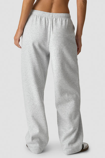 ICIW Everyday Straight Leg Sweat Pants W Light Grey Melange