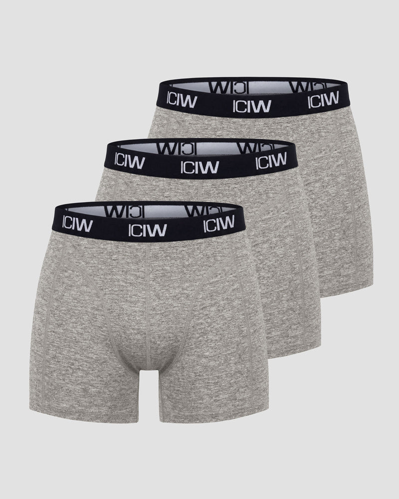 ICIW Boxer 3-pack Light Grey Melange
