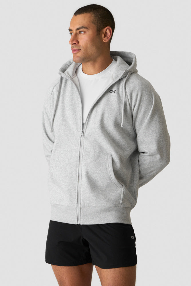 ICIW Everyday Zip Hoodie M Light Grey Melange