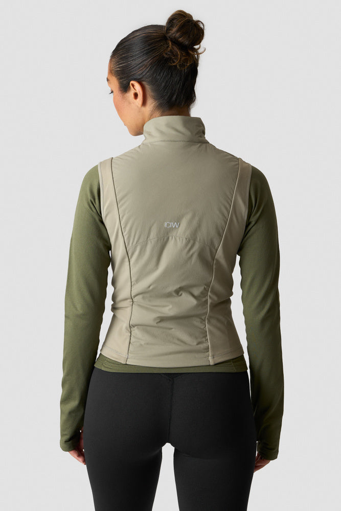 ICIW Essential Insulated Vest Light Khaki Green