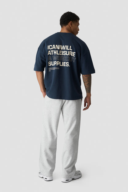 ICIW Everyday Oversized Terry T-shirt M Midnight Blue