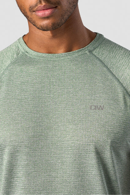 ICIW Training Mesh T-shirt Men Racing Green