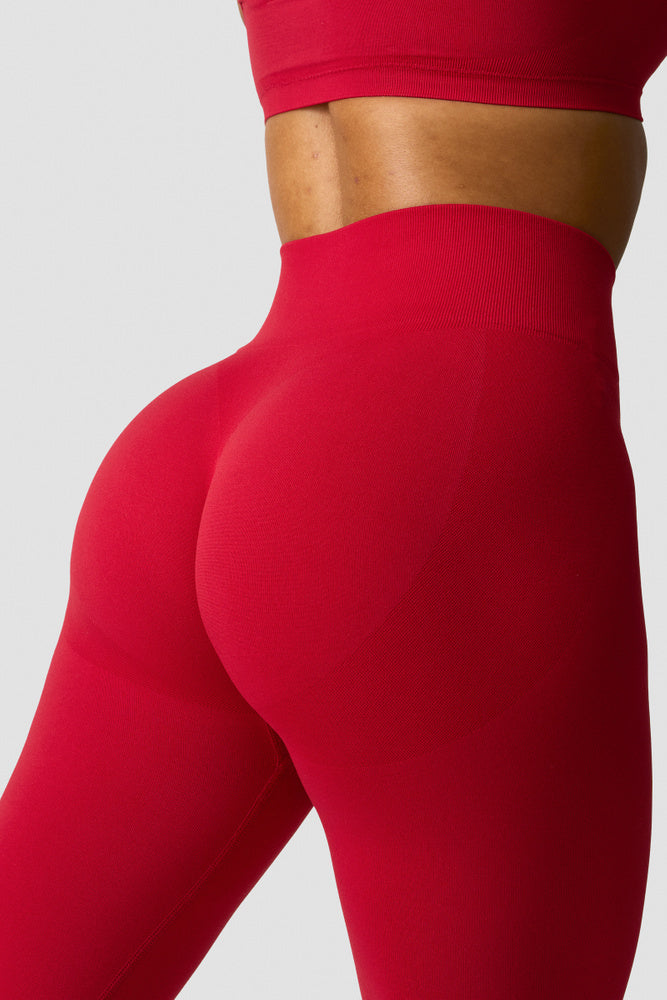 ICIW Smooth Seamless Tights Red Cherry