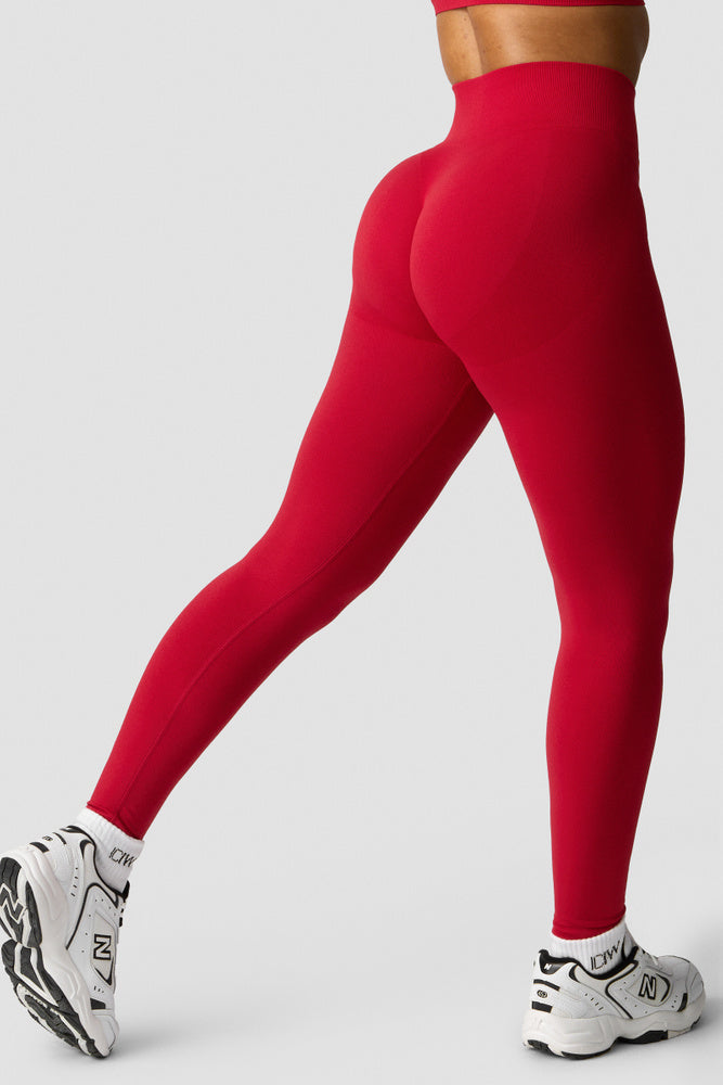 ICIW Smooth Seamless Tights Red Cherry