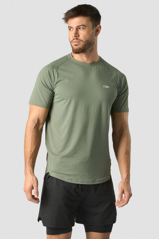ICIW Stride Raglan T-shirt Sea Green
