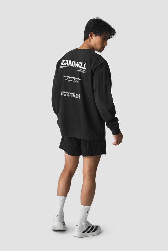 ICIW Everyday Long Sleeve Stonewashed Black