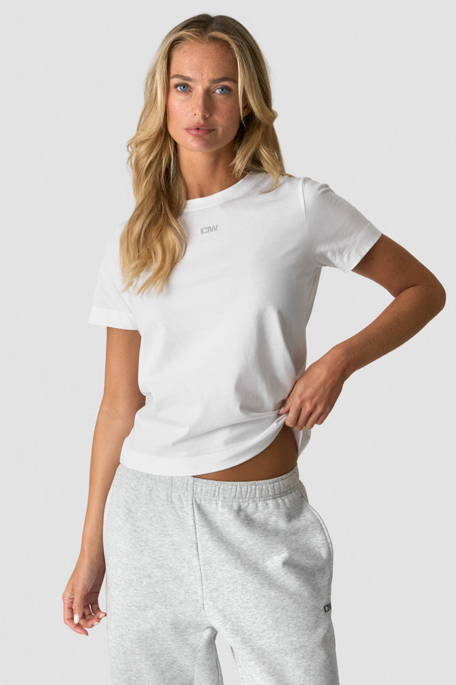 ICIW Everyday Cotton T-shirt W White Snow