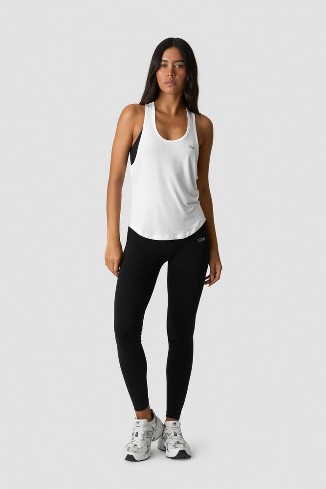 ICIW Everyday Racerback Tank Top White