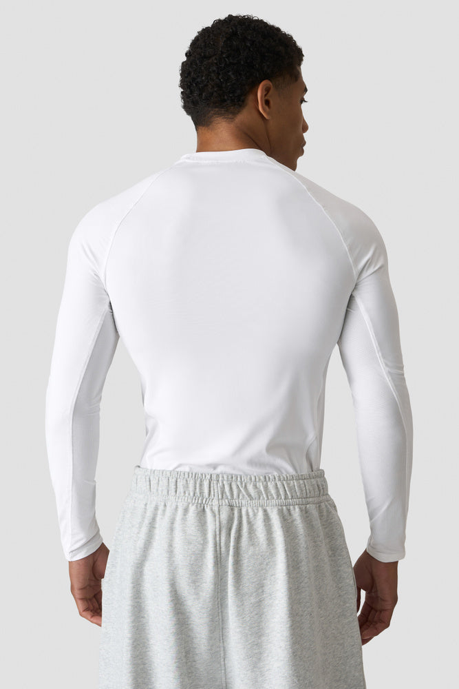 ICIW Stride Muscle Fit Long Sleeve Men white snow