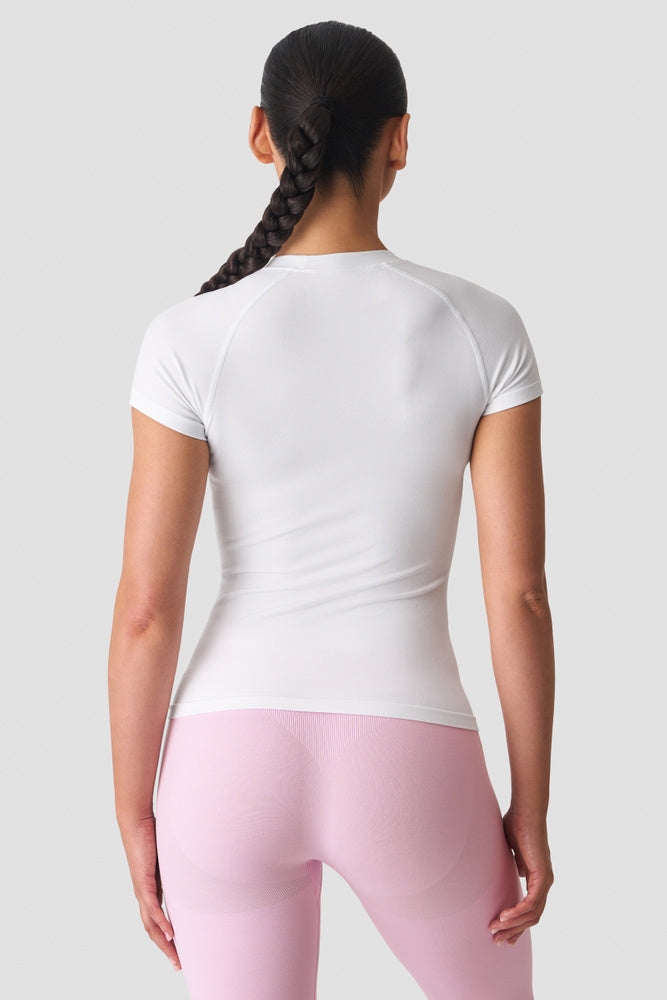 ICIW Smooth Seamless Tee W white snow