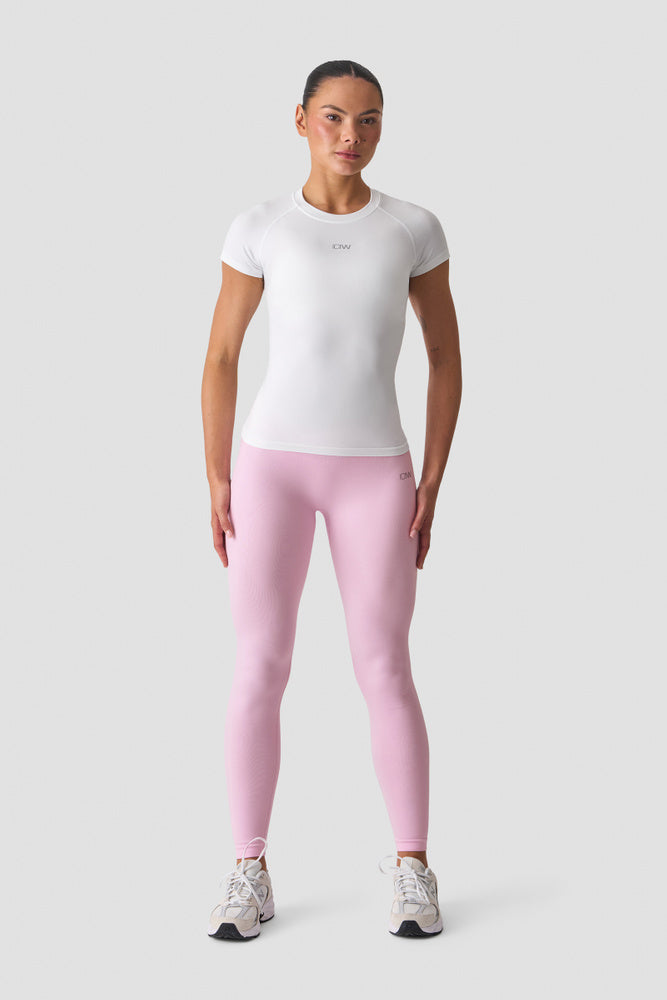 ICIW Smooth Seamless Tee W white snow